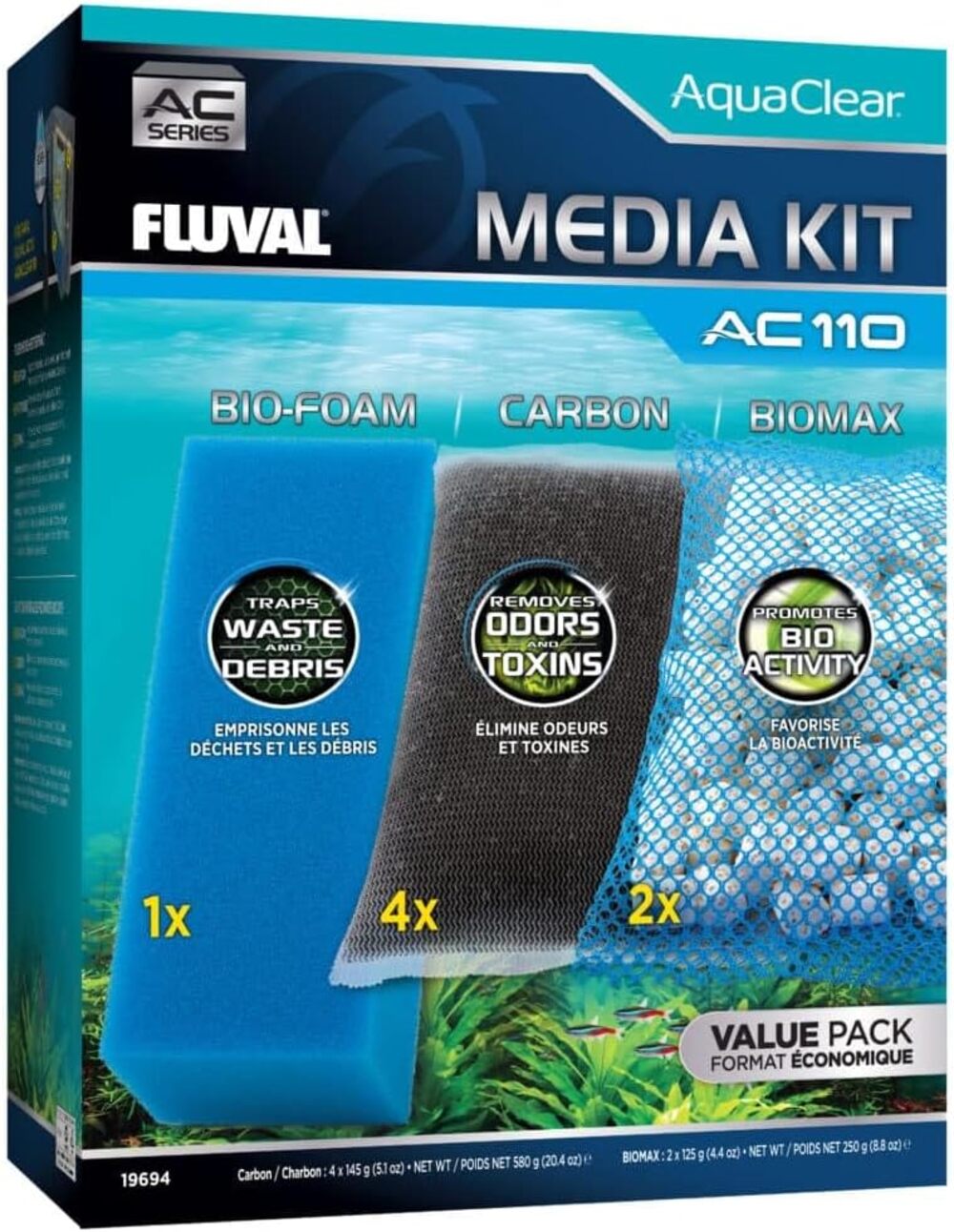 Fluval - Media Maintenance Kit for AC110 Power Filter